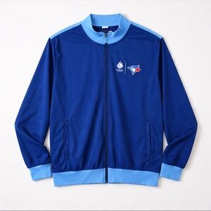 Toronto Blue Jays Full Zip Track Jacket Adult XL Blue SGA Cricket Canada 2025